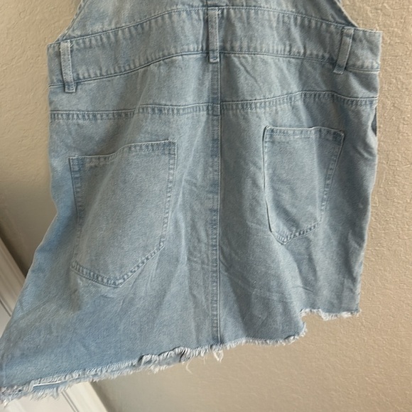 Denim overall dress - Picture 8 of 10